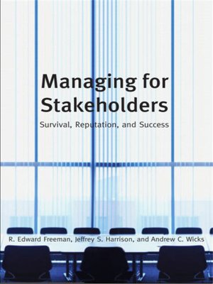 cover image of Managing for Stakeholders
